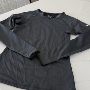 Nike Pro Gray/Black Long Sleeve Shirt